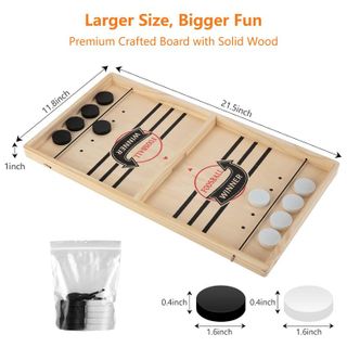 No. 8 - Portable Wooden Foosball Table Game - 2