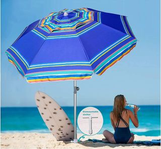 No. 10 - AMMSUN 7ft Beach Umbrella - 2