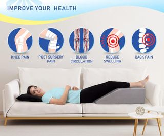 No. 10 - Healthex Leg Elevation Pillow for Circulation - 3