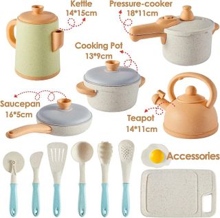 No. 4 - Pretend Play Toy Cookware Set - 5