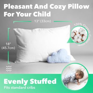 No. 6 - Celeep Polyester Toddler Pillows Set - 3