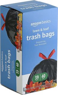 No. 4 - Amazon Basics Lawn & Leaf Drawstring Trash Bags - 3