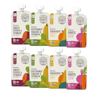 No. 4 - Serenity Kids 6+ Months Certified Organic Baby Food Pouches Veggie Puree - 1