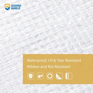 No. 2 - Guard Shield Clear White Tarp Heavy Duty - 3