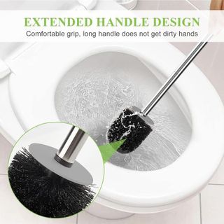 No. 3 - AONEZ Compact Toilet Brush and Holder - 5