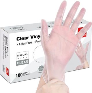 No. 6 - Schneider Clear Vinyl Exam Gloves - 1