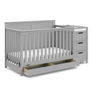 No. 6 - Graco Hadley 5-in-1 Convertible Crib and Changer with Drawer - 1