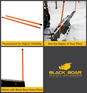 No. 2 - Black Boar ATV/UTV Snow Plow Marker Kit - 1