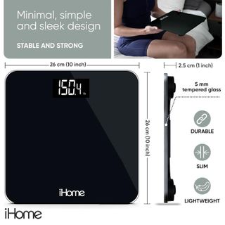 No. 4 - iHome Digital Step On Bathroom Scale - 2