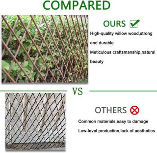 No. 4 - 86 York Willow Wood Lattice Fence - 4