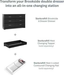 No. 3 - Storkcraft Brookside 6 Drawer Dresser - 4
