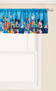 No. 5 - Disney Mickey Mouse Playground Pals Window Valance - 1