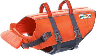 No. 1 - Outward Hound Granby Splash Orange Dog Life Jacket - 1