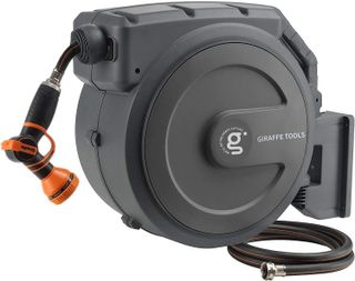 No. 3 - Giraffe Tools Retractable Garden Hose Reel - 1