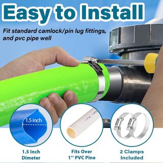 No. 8 - Jin&Bao 1.5 Inch Heavy Duty Pool Backwash Hose - 5