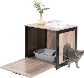 No. 8 - Dwanton Cat Litter Box Furniture Hidden - 2