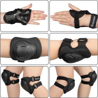 No. 3 - BOSONER Kids/Youth Knee Pads Elbow Pads Guards Set - 2