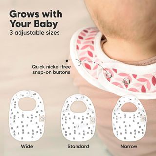 No. 4 - 8-Pack Organic Baby Bibs - 4