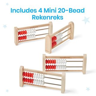 No. 5 - hand2mind Mini 20 Bead Wooden Rekenrek - 2