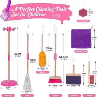 No. 9 - Masthome Wooden Kid Cleaning Set - 2