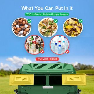 No. 2 - Compost Tumbler Bin Composter Dual Chamber 43 Gallon - 5