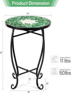 No. 3 - Giantex Outdoor Side Table - 2