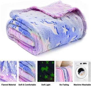 No. 6 - Unicorn Glow in The Dark Blanket - 4