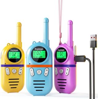 No. 8 - Walkie Talkies for Kids Rechargeable, 48 Hours Working Time 3 Miles Range 22 Channels 2 Way Radio - 1