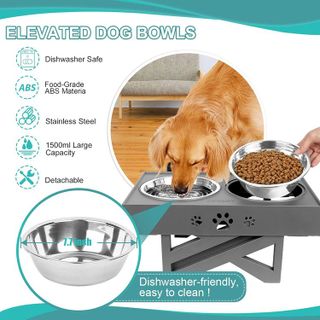 No. 6 - URPOWER Elevated Dog Bowls - 4