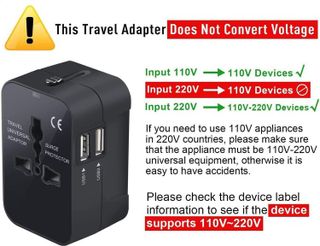 No. 4 - MINGTONG Travel Adapter - 5