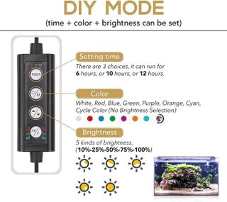 No. 3 - Hygger 42W 24/7 Lighting Aquarium LED Light - 3