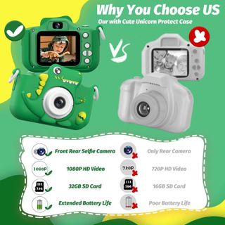 No. 5 - Upgrade Dinosaur Kids Camera - 4