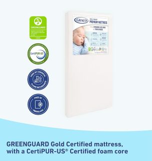 No. 1 - Graco Premium Foam Crib & Toddler Mattress - 2