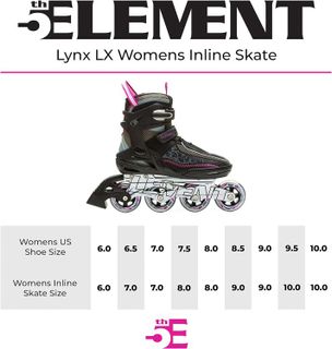 No. 1 - 5th Element Lynx LX Inline Skates for Women - 2