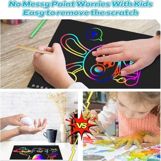 No. 5 - Smasiagon Scratch Paper Art Set for Kids - 3