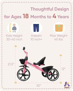 No. 2 - KRIDDO Kids Tricycle - 5