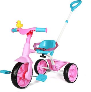 No. 8 - KRIDDO 2 in 1 Kids Tricycles Age 18 Month to 3 Years - 1
