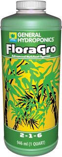 No. 1 - General Hydroponics FloraGro 2-1-6 - 1