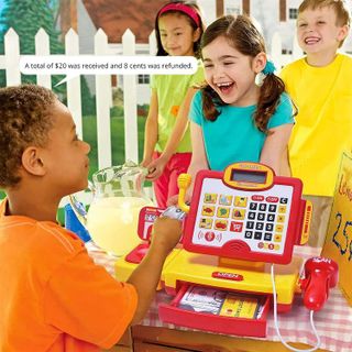 No. 7 - FS Toys Pretend Play Calculator Cash Register - 4