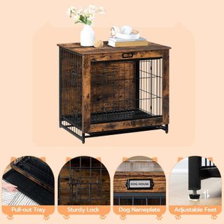 No. 4 - HOOBRO Dog Crate Furniture - 4