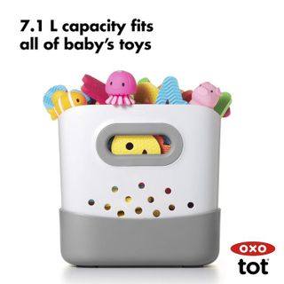 No. 7 - OXO Tot Stand Up Bath Toy Storage - 3