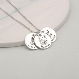 No. 1 - Anavia Personalized Pet Portrait Necklace - 4