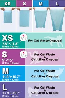 No. 5 - BOS Amazing Odor Sealing Cat Waste Disposal Bags - 4