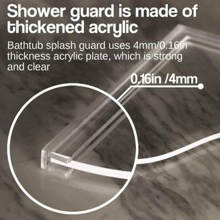 No. 7 - Fanslgeolsy Bathtub Splash Guards - 3