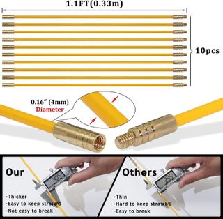 No. 6 - KOOTANS 11 ft Fiberglass Wire Running Kit - 4