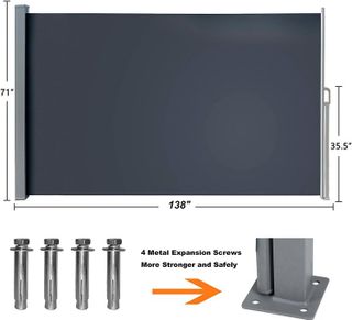 No. 5 - 138" x 71" Retractable Side Awning - 3