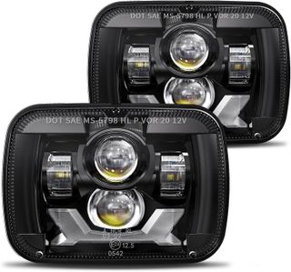 No. 10 - HWSTAR 2022 180W 1000% Bright H6054 5x7 7x6 Led Headlights - 1