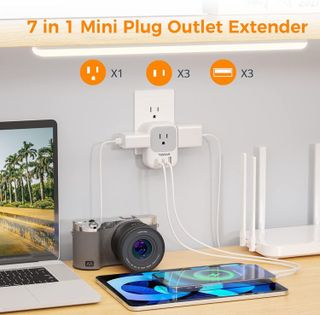 No. 8 - Multi Plug Outlet Extender with USB - 3