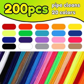 No. 8 - Pllieay 200pcs Pipe Cleaners for Crafts - 4