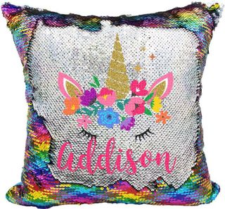 No. 9 - Unicorn Throw Pillow Cover - 1